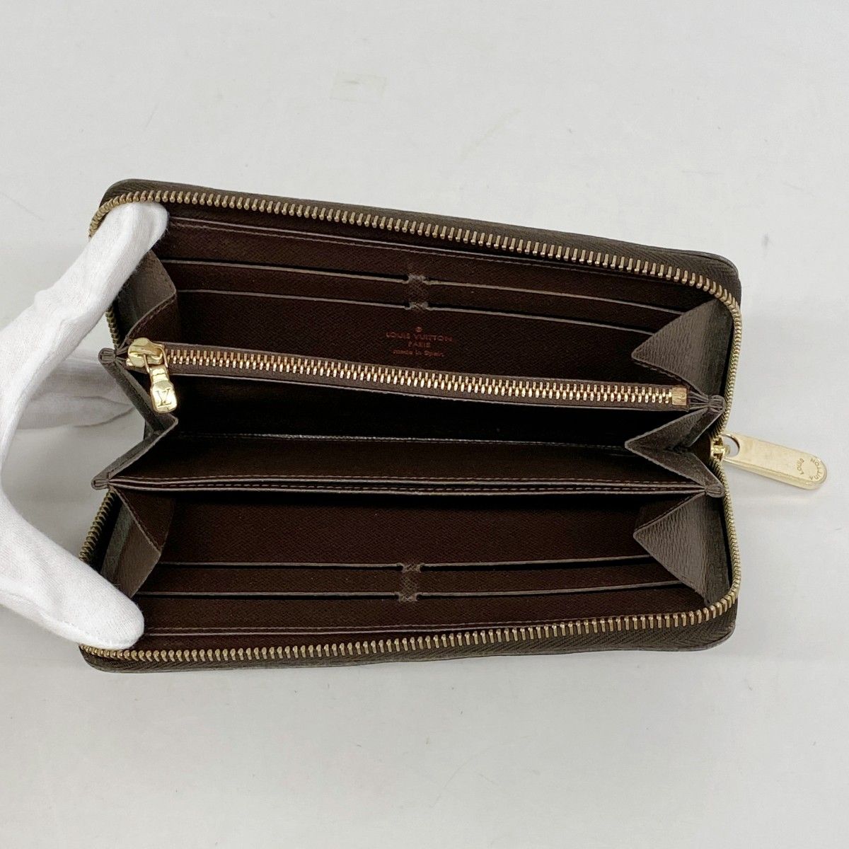 Louis Vuitton Wallet Damier Zippy Ebene — view 3