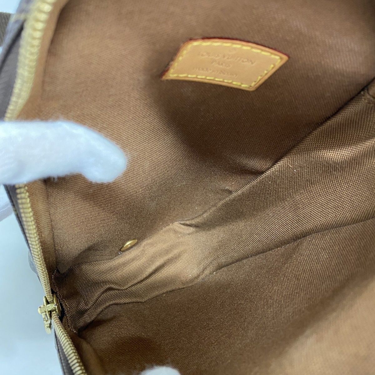 Louis Vuitton Belt Bag Monogram Pochette Gange Brown — view 4