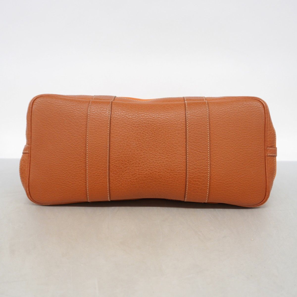 Hermes Tote Garden Party PM Toile Officier Orange Silver — view 3
