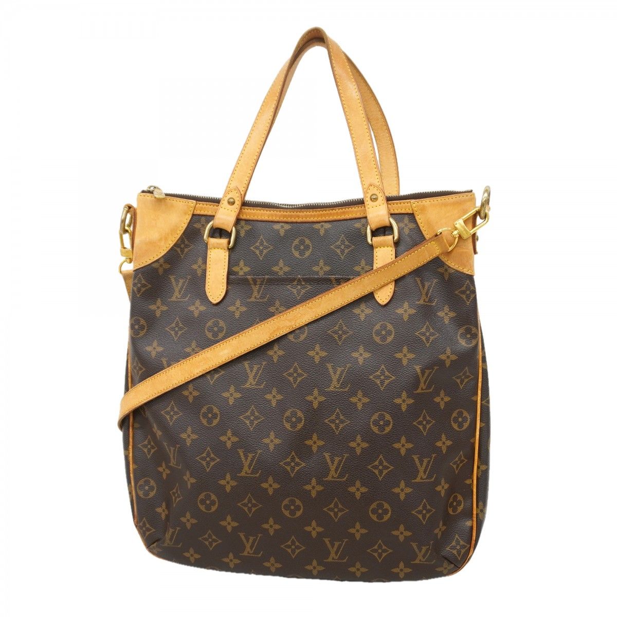 Louis Vuitton Handbag Monogram Odeon GM Brown 2-Way Bag
