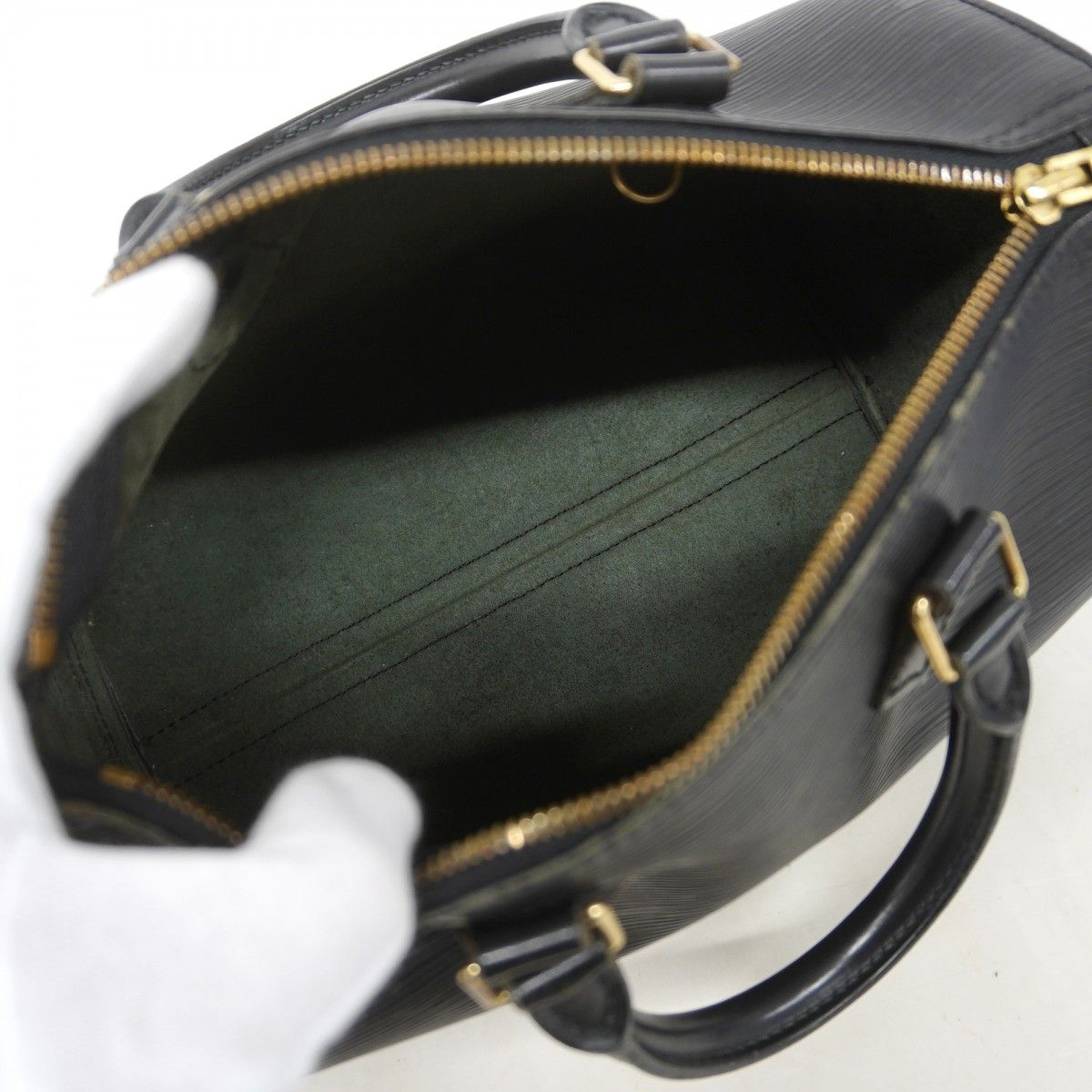 Louis Vuitton Handbag Epi Speedy 25 Noir — view 4