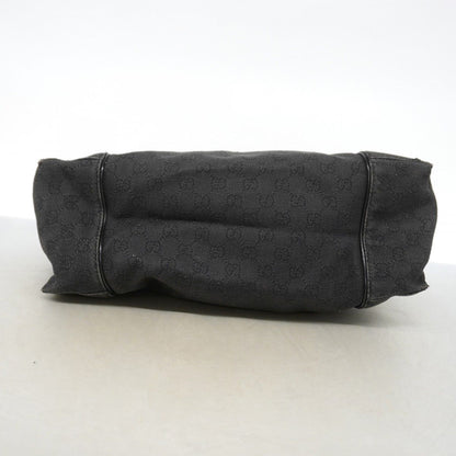 Gucci Shoulder Bag Denim Black Silver — view 3