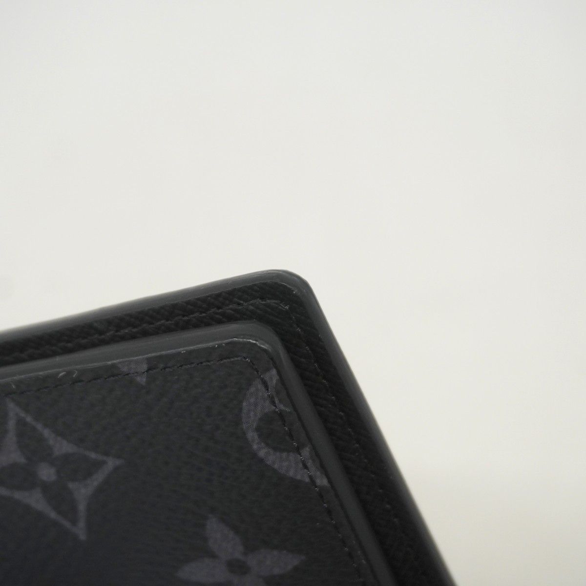 Louis Vuitton Card Case Monogram Eclipse Organizer Poche Black — view 6