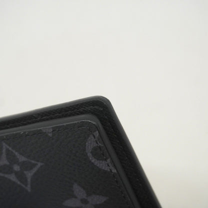 Louis Vuitton Card Case Monogram Eclipse Organizer Poche Black — view 6