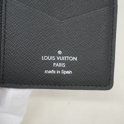 Louis Vuitton Card Case Monogram Eclipse Organizer Poche Black — view 5