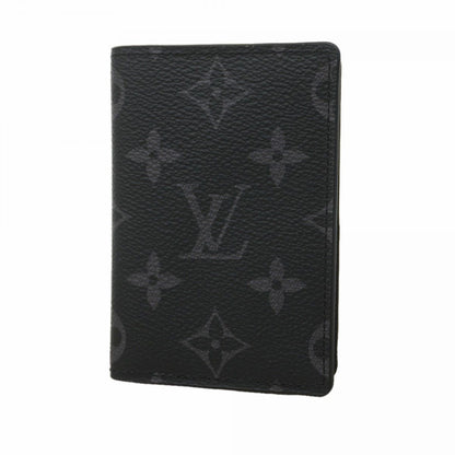 Louis Vuitton Card Case Monogram Eclipse Organizer Poche Black