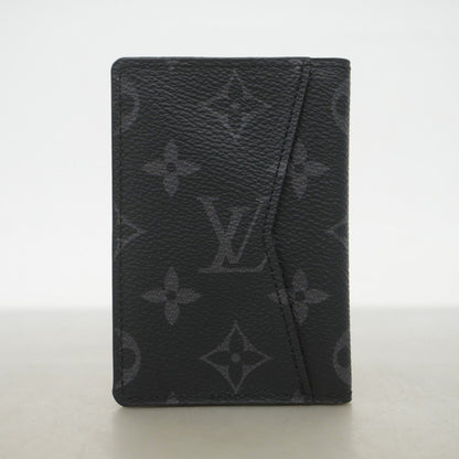 Louis Vuitton Card Case Monogram Eclipse Organizer Poche Black — view 7