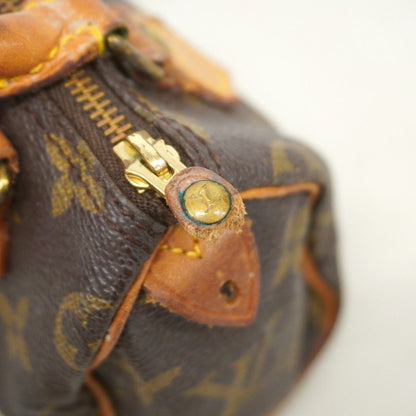 Louis Vuitton Handbag Monogram Mini Speedy Brown — view 7