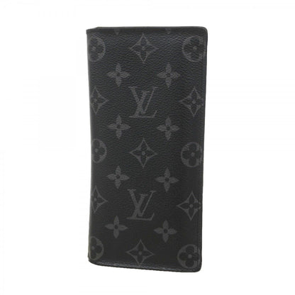 Louis Vuitton Wallet Monogram Eclipse Portefeuille Brazza Black