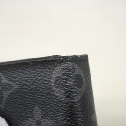 Louis Vuitton Wallet Monogram Eclipse Portefeuille Brazza Black — view 8
