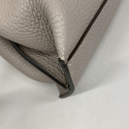 Gucci Handbag Bamboo Leather Gray Silver 2-Way Bag — view 6