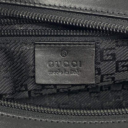 Gucci Shoulder Bag Canvas Black Silver — view 5