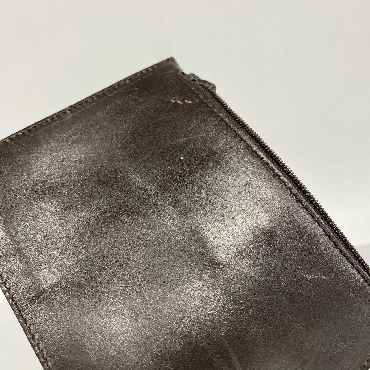 Gucci Tote Denim Dark Brown Silver — view 9