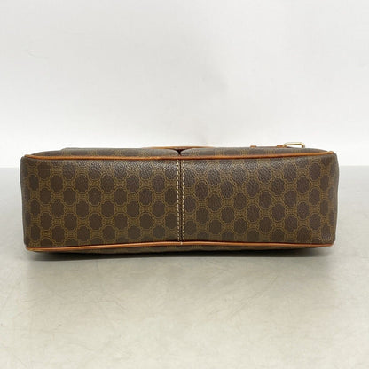 Celine Shoulder Bag Macadam Brown Gold — view 3