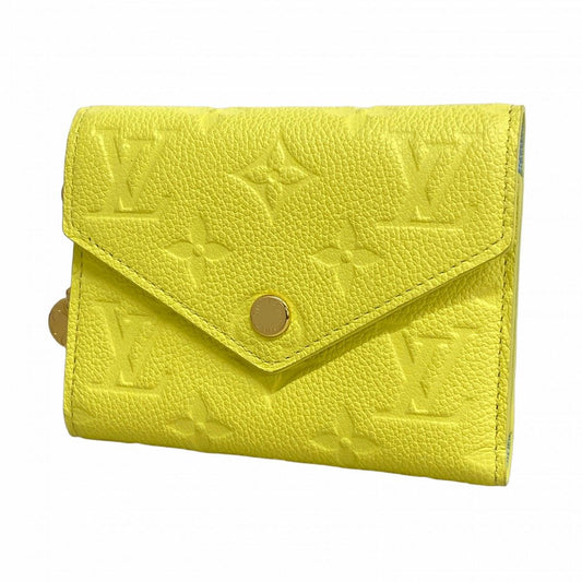 Louis Vuitton Trifold Wallet Monogram Empreinte Portefeuille Victorine Citrus