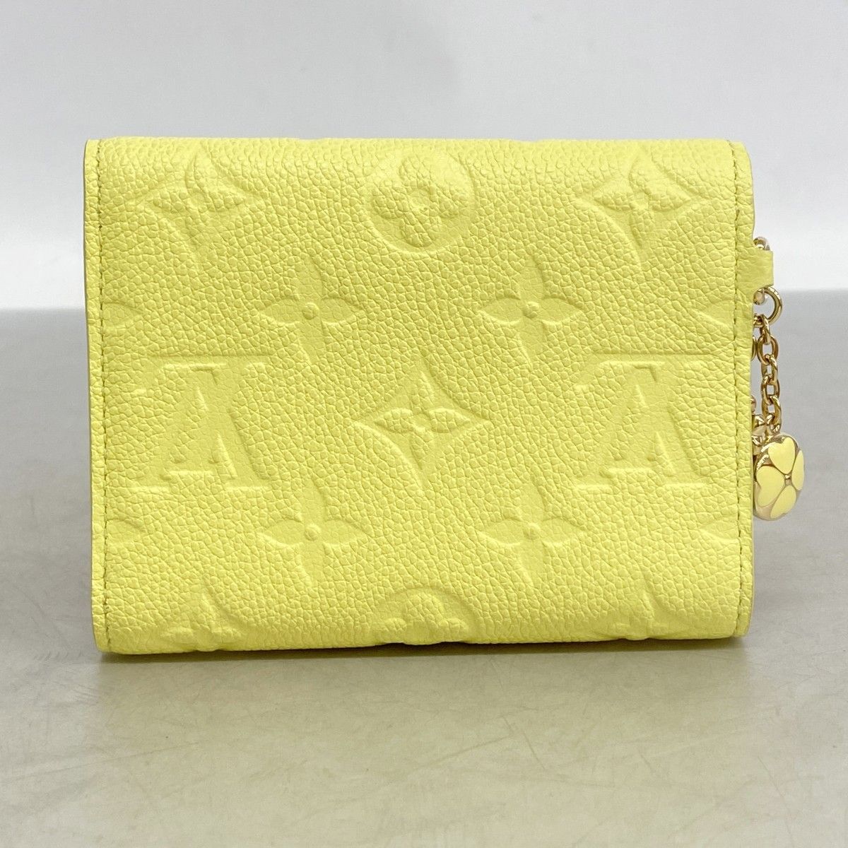 Louis Vuitton Trifold Wallet Monogram Empreinte Portefeuille Victorine Citrus — view 7