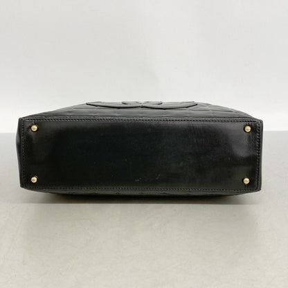 Chanel Shoulder Bag Choco Bar Lambskin Black Gold — view 3
