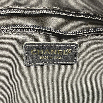 Chanel Shoulder Bag Choco Bar Lambskin Black Gold — view 5