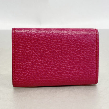 Gucci Key Case Swing Leather Pink Gold Key Holder — view 6