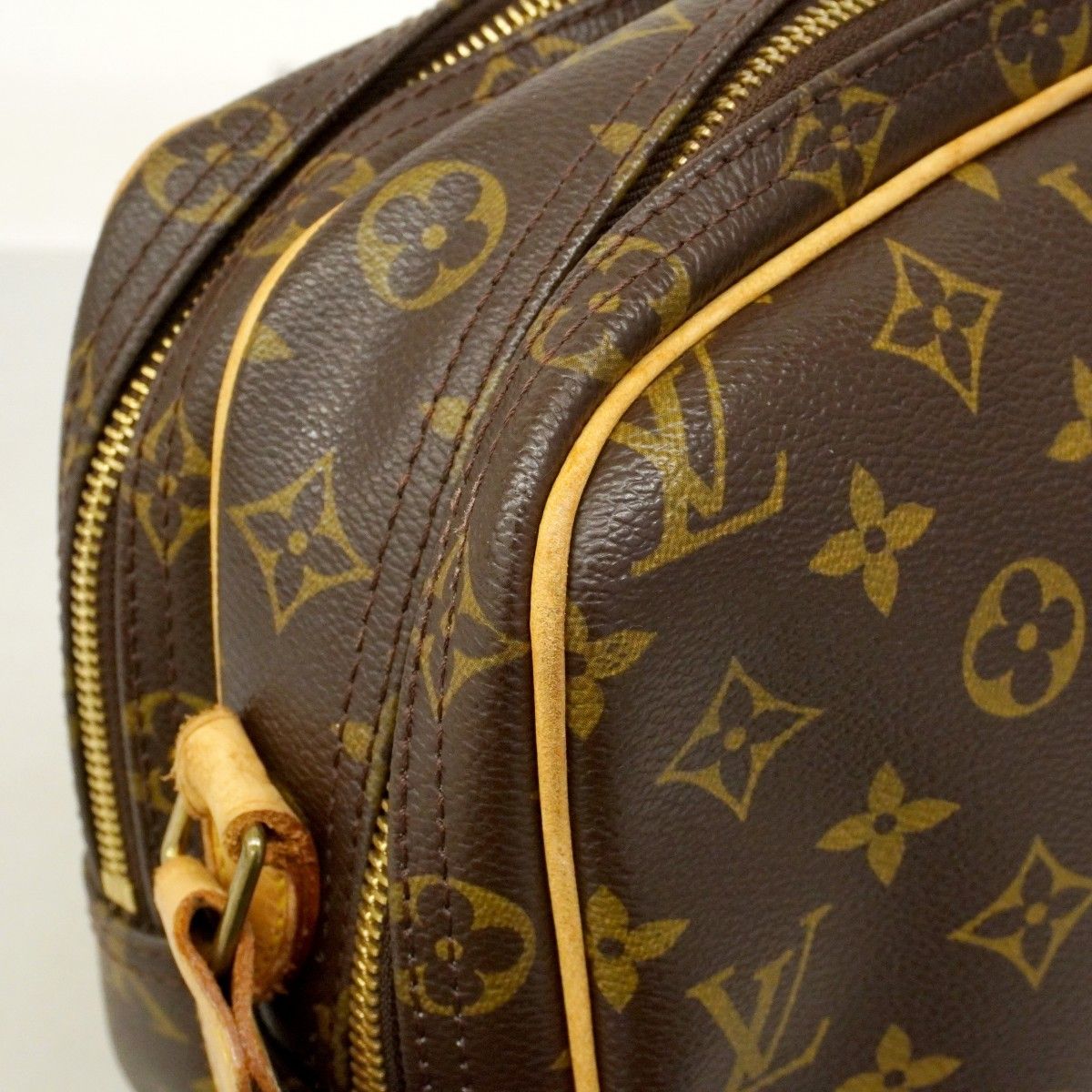Louis Vuitton Shoulder Bag Monogram Reporter PM Brown — view 8