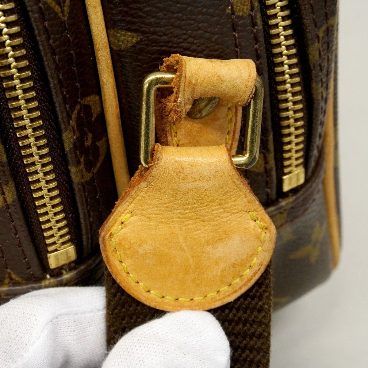 Louis Vuitton Shoulder Bag Monogram Reporter PM Brown — view 6