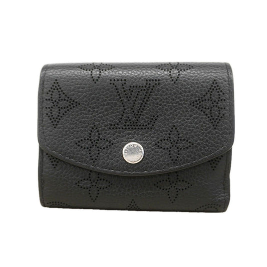 Louis Vuitton Trifold Wallet Mahina Portefeuille Iris XS Noir