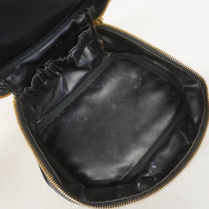 Chanel Vanity Bag Bicolor Lambskin Black Gold — view 4
