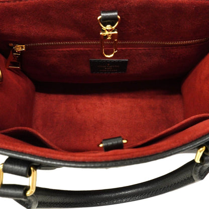 Louis Vuitton Handbag Monogram Empreinte Bicolor On The Go PM Black Beige — view 4