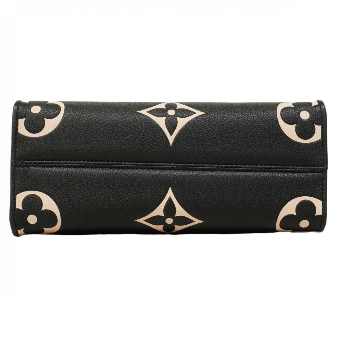 Louis Vuitton Handbag Monogram Empreinte Bicolor On The Go PM Black Beige — view 3