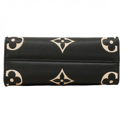 Louis Vuitton Handbag Monogram Empreinte Bicolor On The Go PM Black Beige — view 3