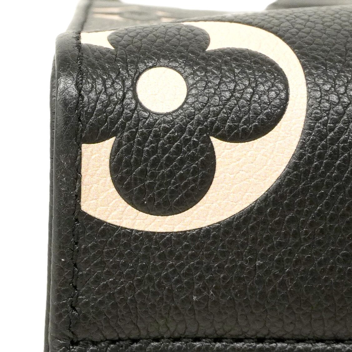 Louis Vuitton Handbag Monogram Empreinte Bicolor On The Go PM Black Beige — view 6
