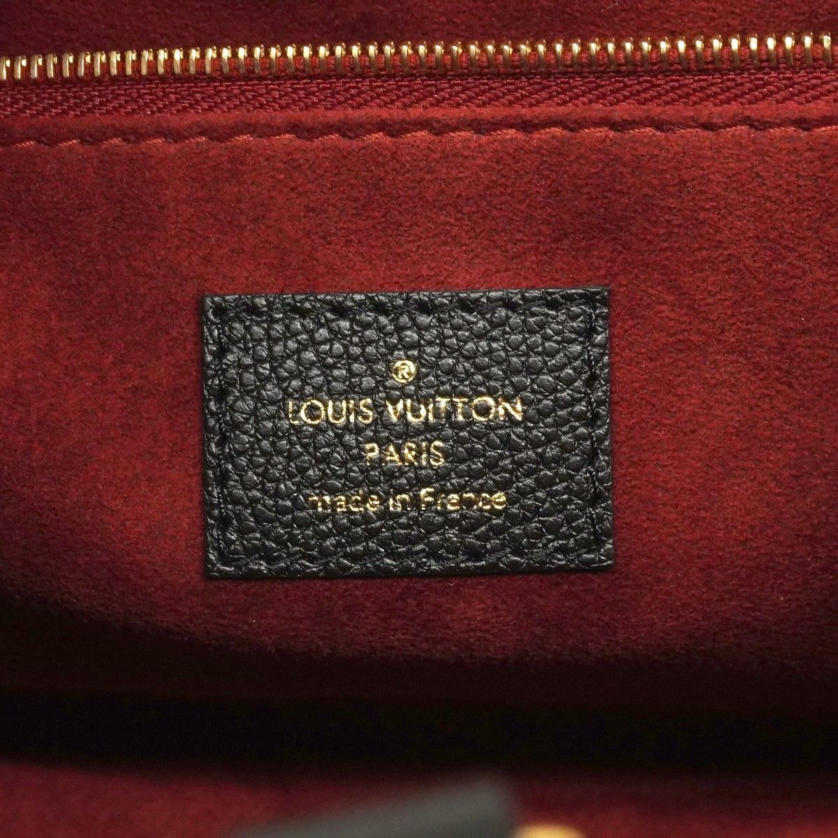 Louis Vuitton Handbag Monogram Empreinte Bicolor On The Go PM Black Beige — view 5