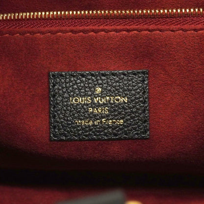 Louis Vuitton Handbag Monogram Empreinte Bicolor On The Go PM Black Beige — view 5