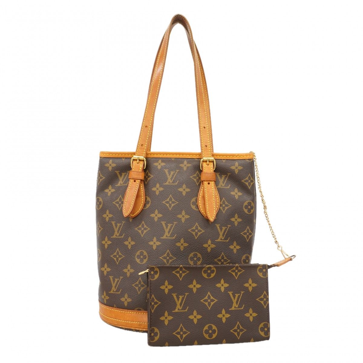 Louis Vuitton Tote Monogram Bucket PM Brown