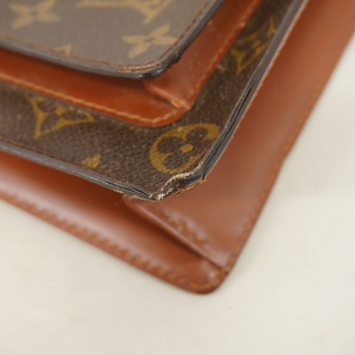 Louis Vuitton Handbag Monogram Monceau 28 Brown — view 6