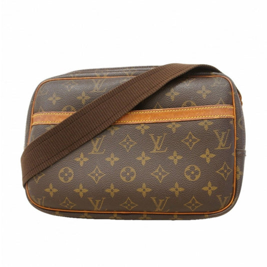 Louis Vuitton Shoulder Bag Monogram Reporter PM Brown