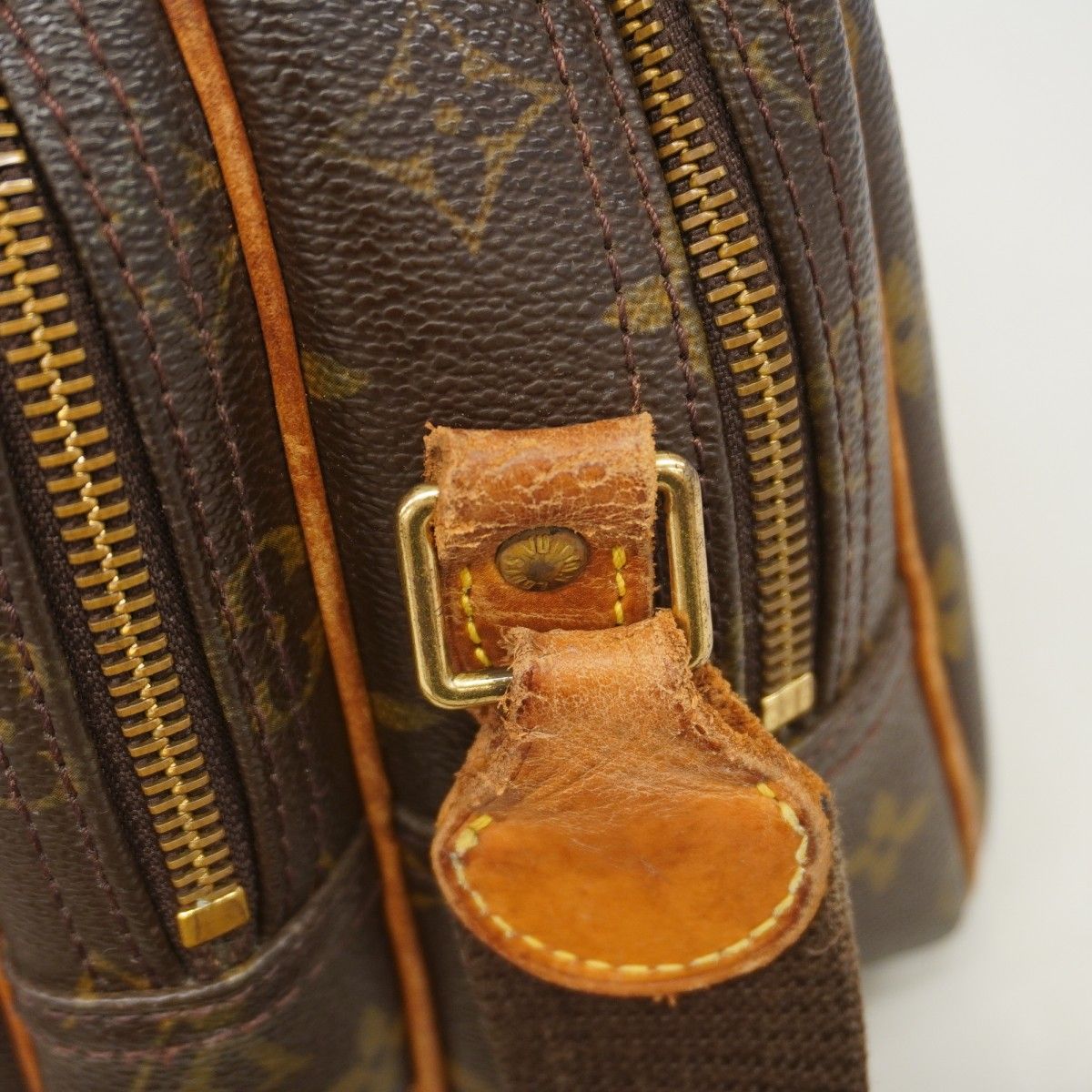Louis Vuitton Shoulder Bag Monogram Reporter PM Brown — view 6