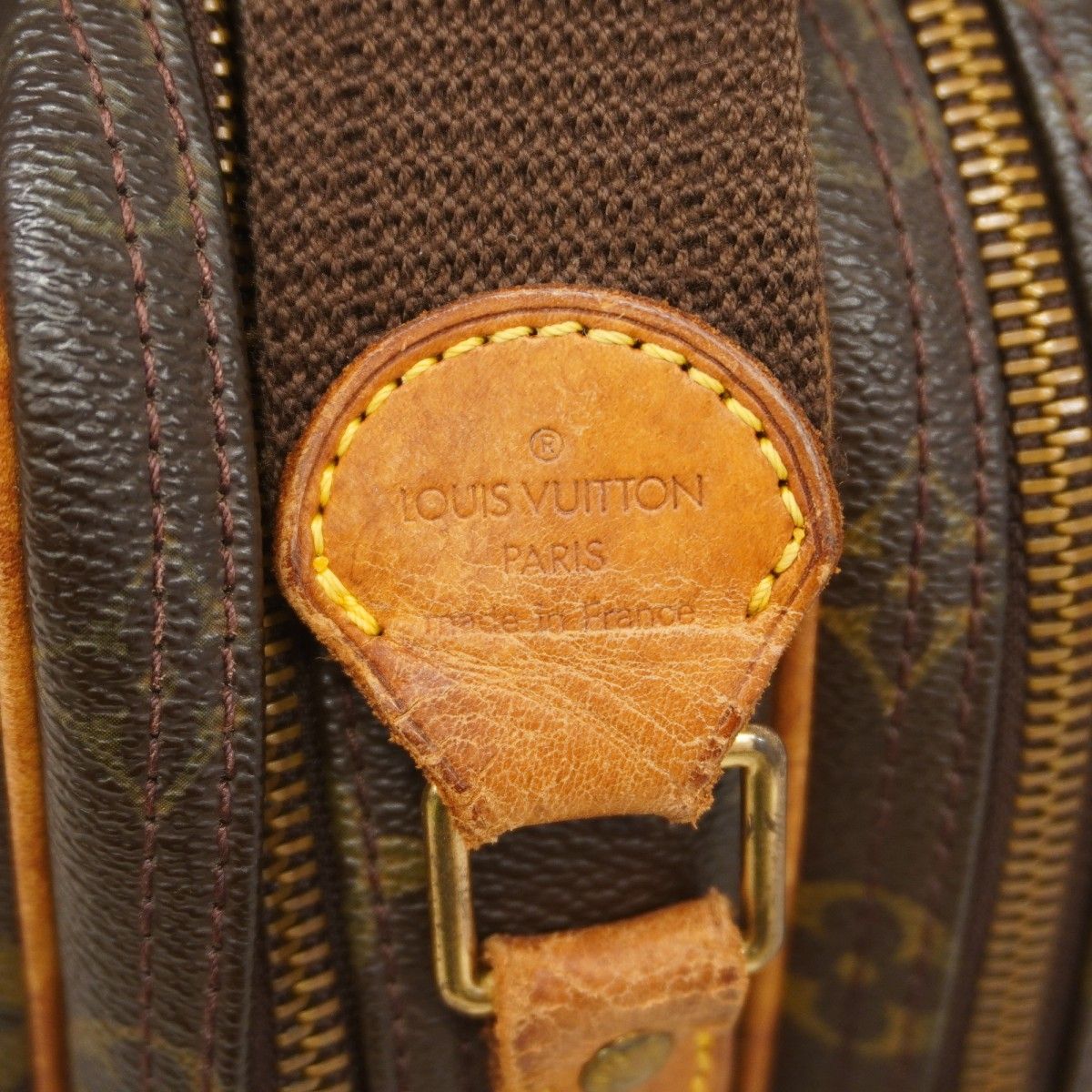 Louis Vuitton Shoulder Bag Monogram Reporter PM Brown — view 5