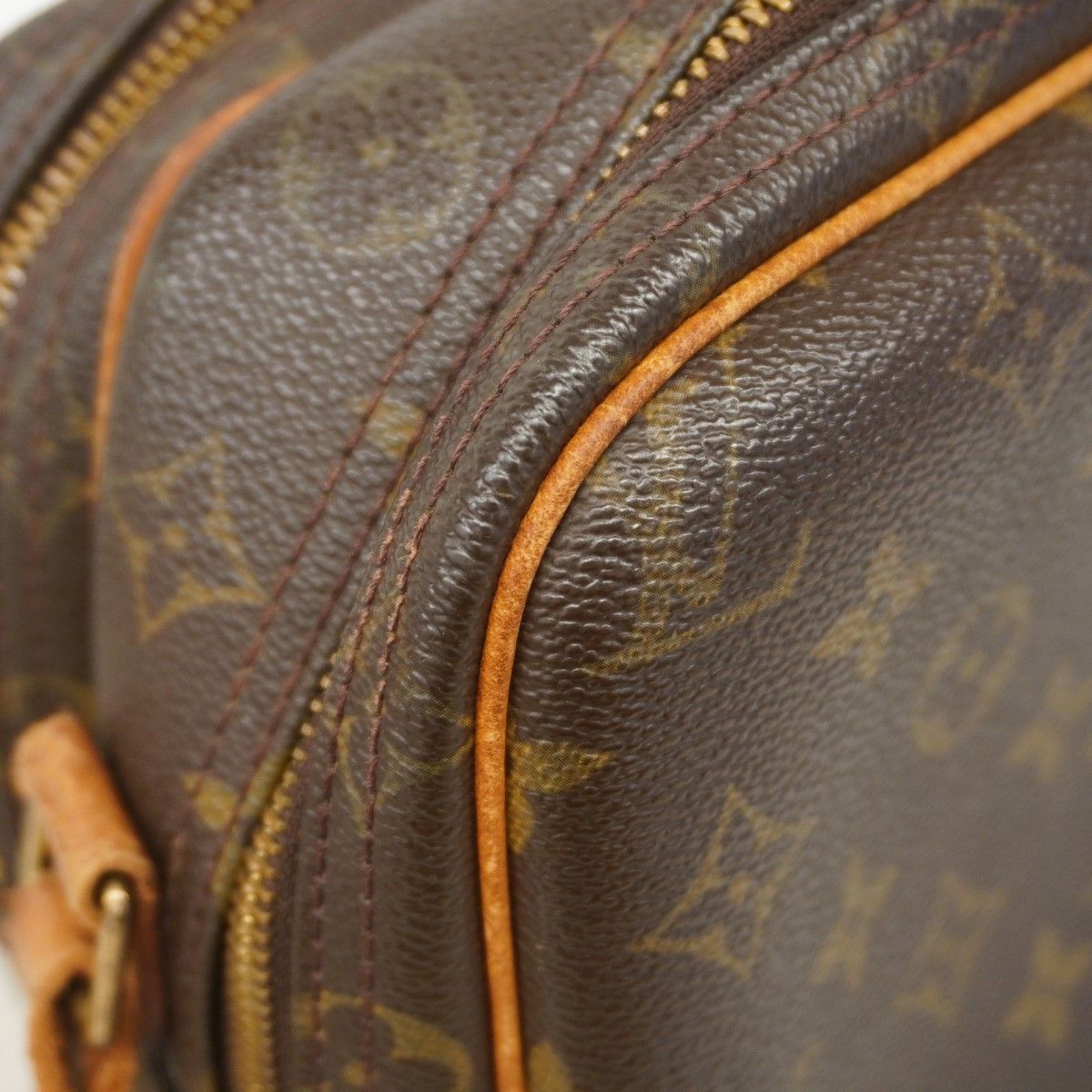 Louis Vuitton Shoulder Bag Monogram Reporter PM Brown — view 8