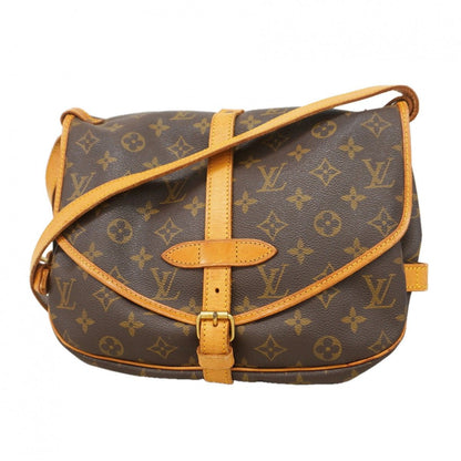 Louis Vuitton Shoulder Bag Monogram Saumur 30 Brown