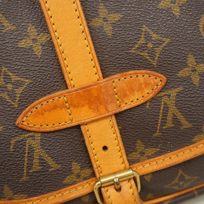 Louis Vuitton Shoulder Bag Monogram Saumur 30 Brown — view 8