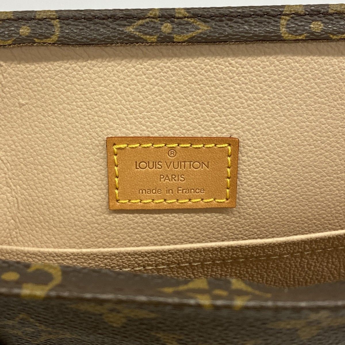 Louis Vuitton Tote Monogram Sac Plat Brown — view 5