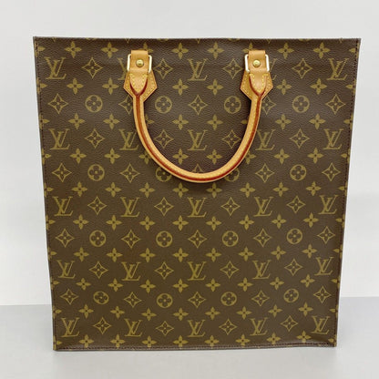Louis Vuitton Tote Monogram Sac Plat Brown — view 9