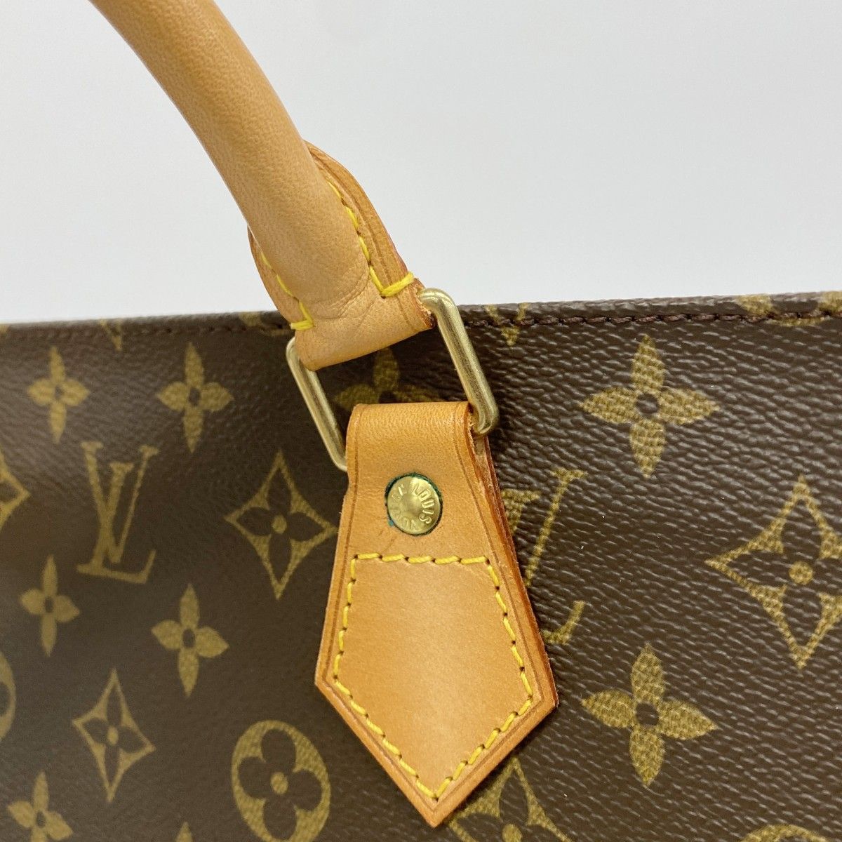 Louis Vuitton Tote Monogram Sac Plat Brown — view 7