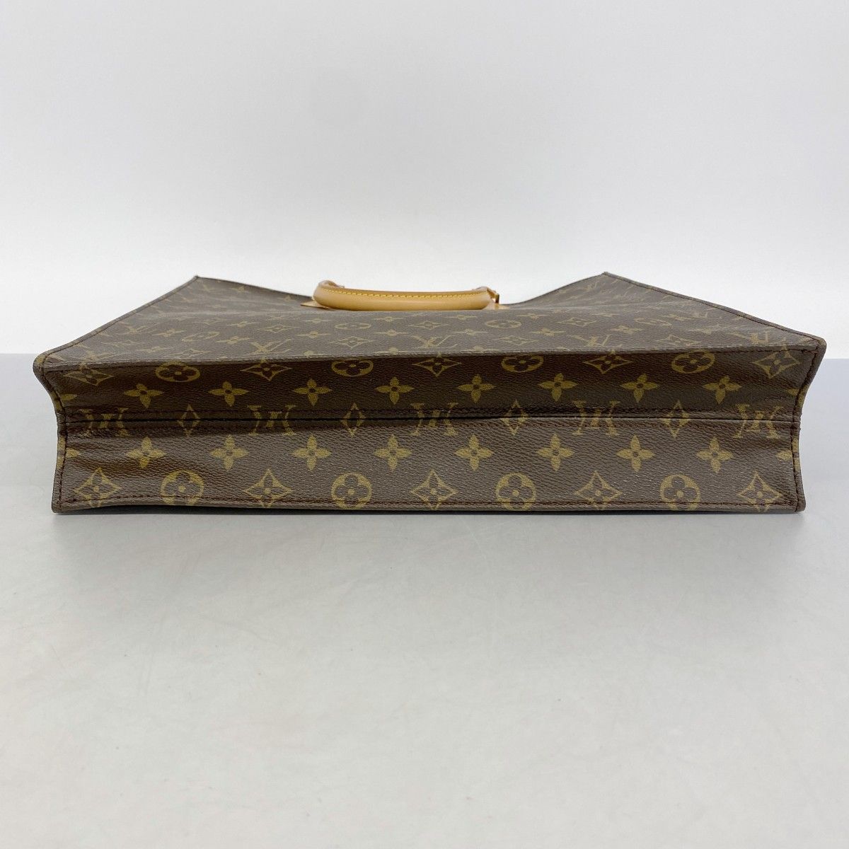 Louis Vuitton Tote Monogram Sac Plat Brown — view 3