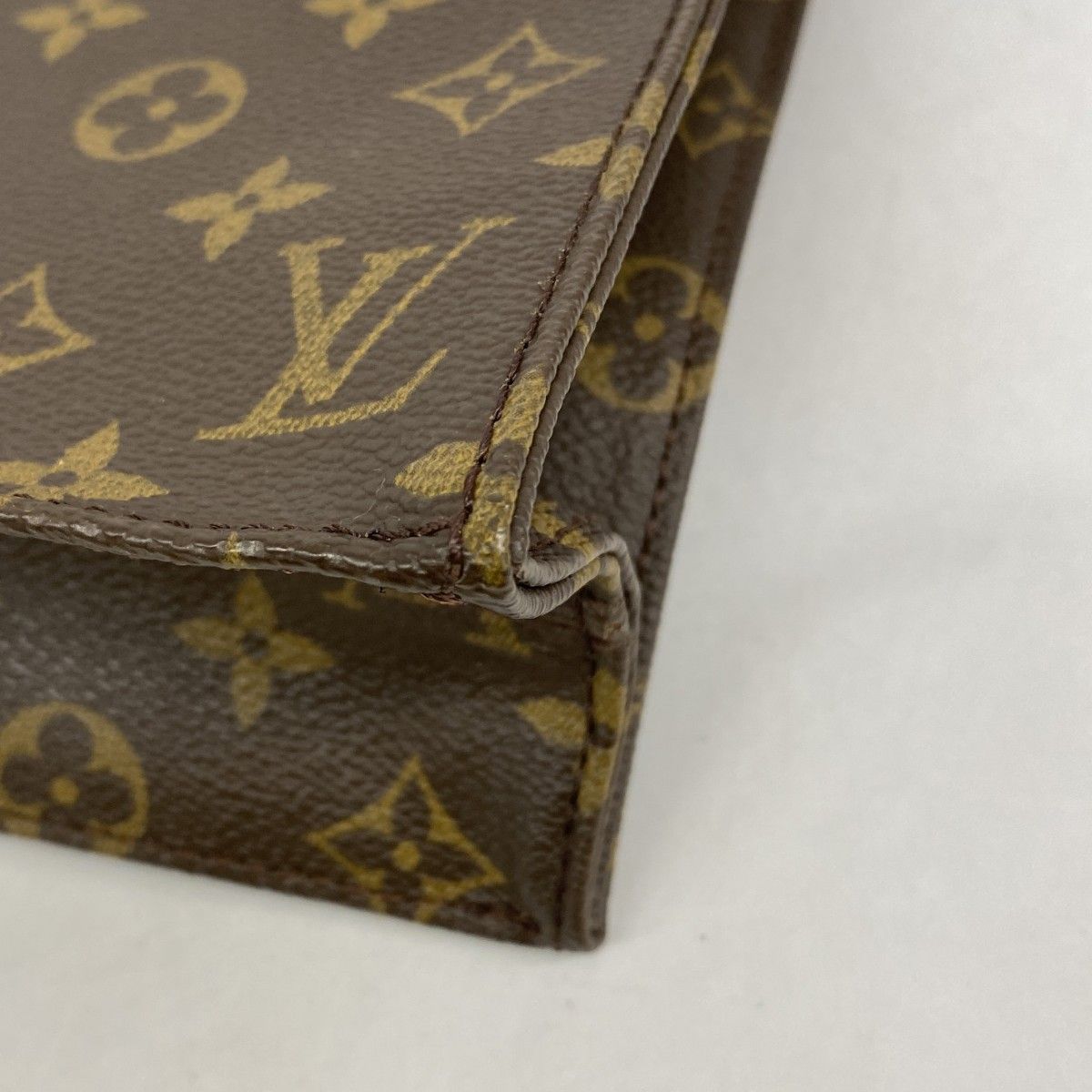 Louis Vuitton Tote Monogram Sac Plat Brown — view 6
