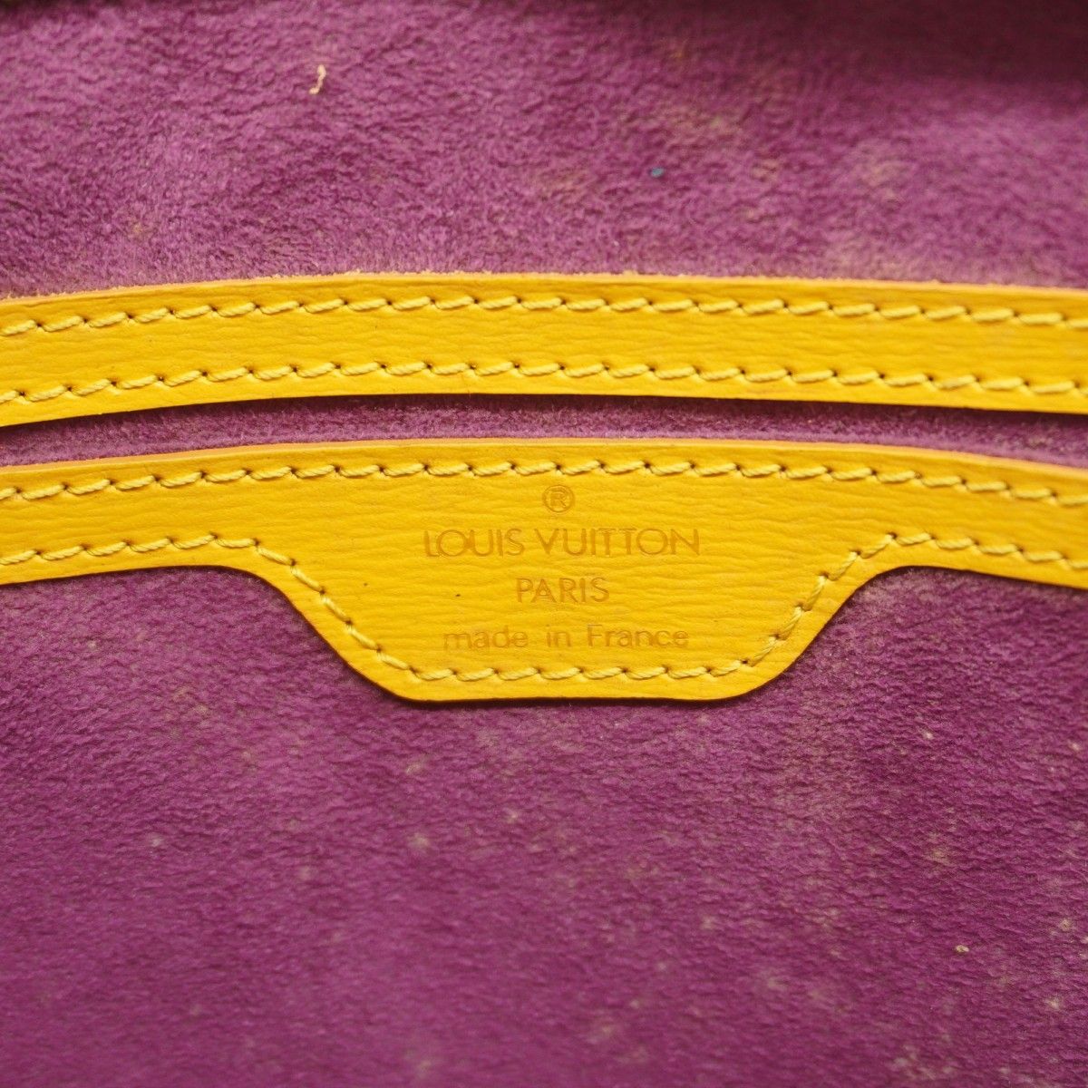 Louis Vuitton Shoulder Bag Epi Saint Jacques Jaune — view 5