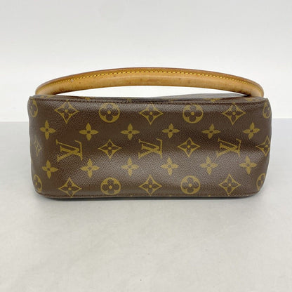 Louis Vuitton Shoulder Bag Monogram Looping MM Brown — view 3
