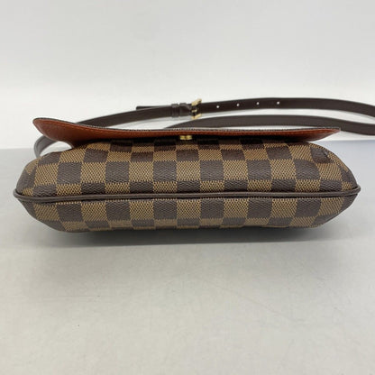 Louis Vuitton Shoulder Bag Damier Musette Tango Long Strap Ebene — view 3