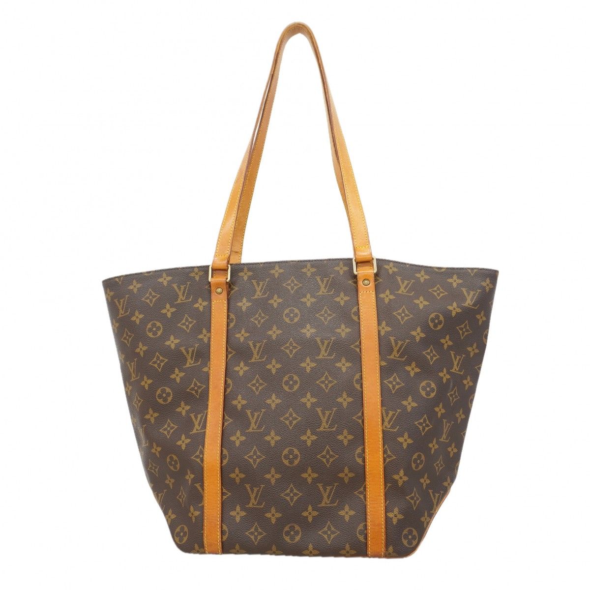 Louis Vuitton Tote Monogram Sac Shopping Brown